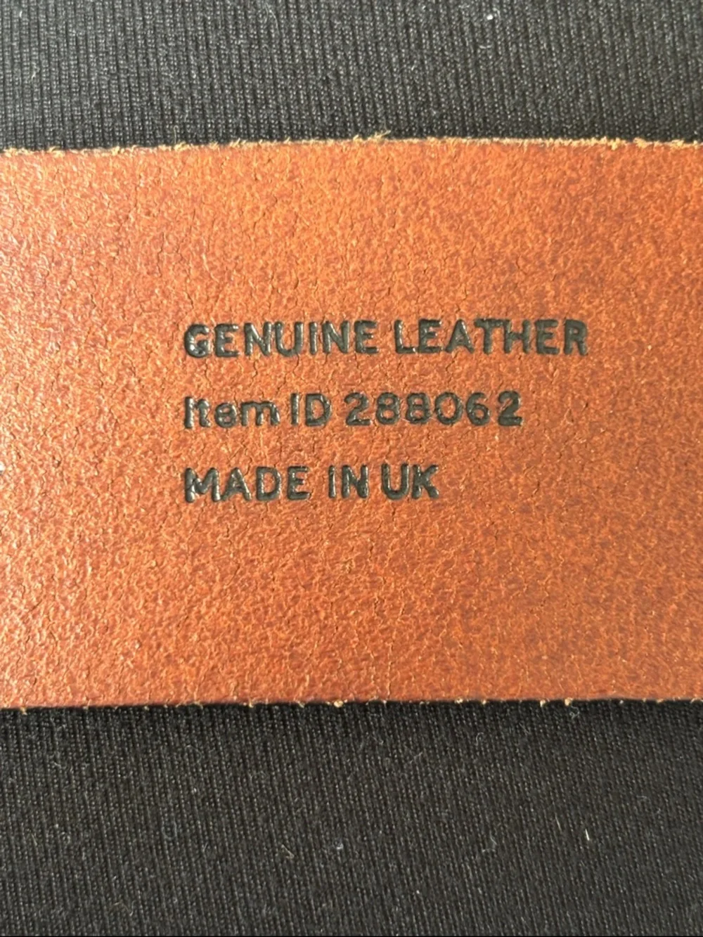 L.L. Bean Classic Brown Leather Men's Belt with Antique Brass Buckle, sz 44